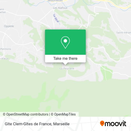Gîte Clem-Gîtes de France map