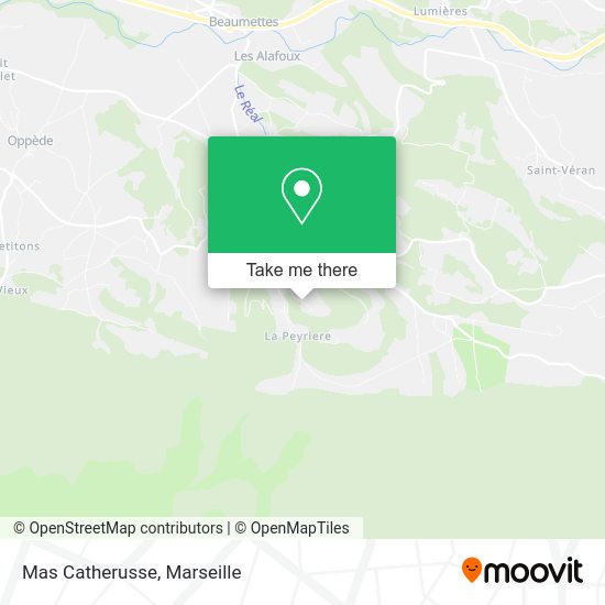 Mas Catherusse map