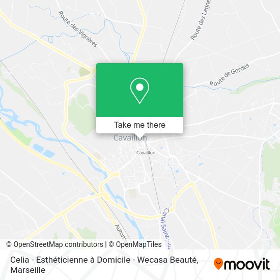 Celia - Esthéticienne à Domicile - Wecasa Beauté map