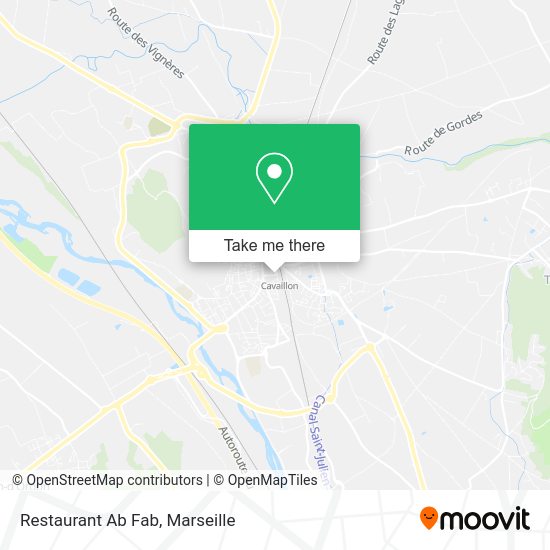 Restaurant Ab Fab map