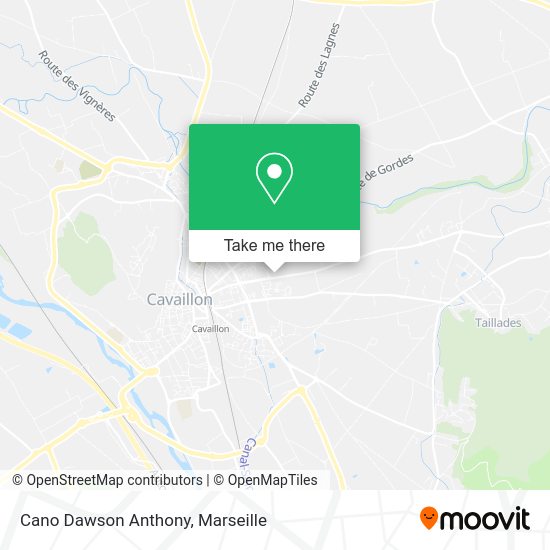 Cano Dawson Anthony map