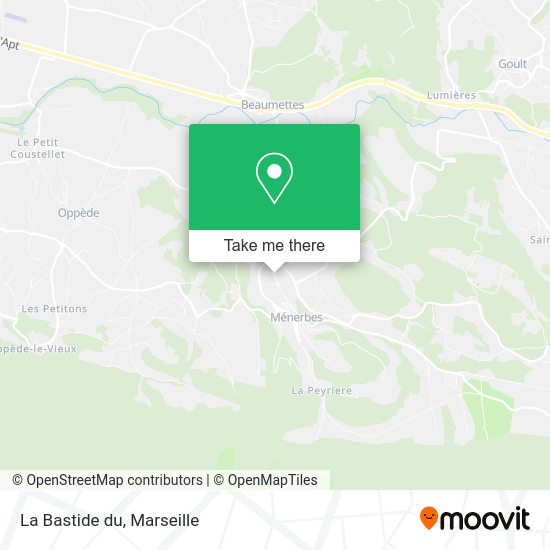 La Bastide du map