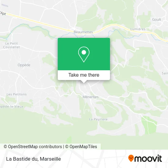 La Bastide du map