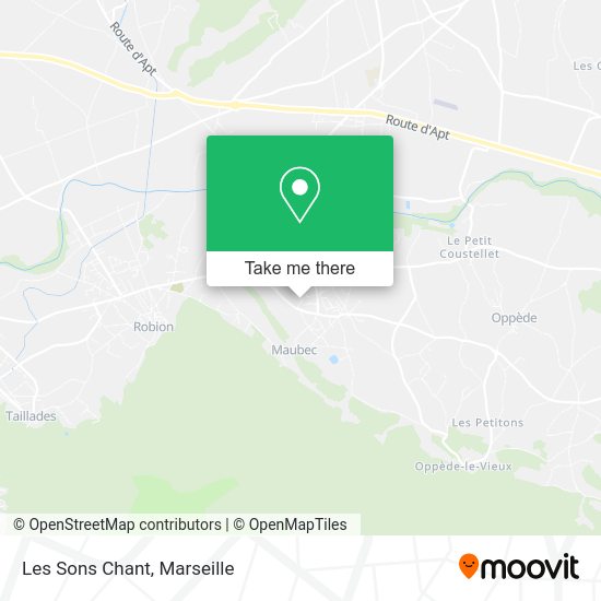 Les Sons Chant map