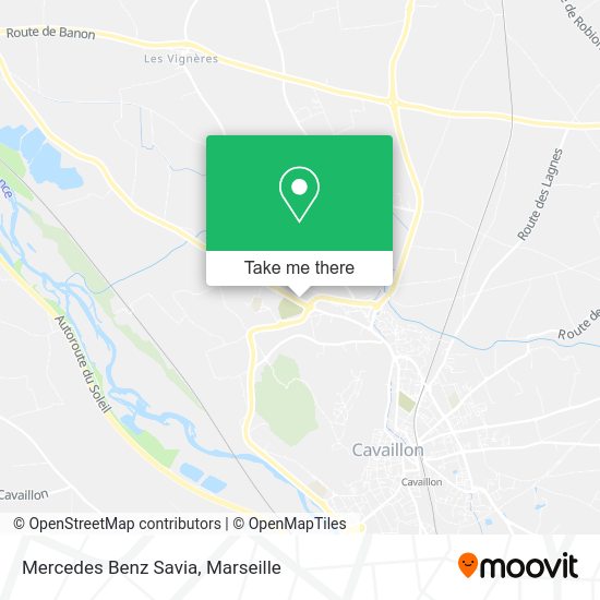 Mercedes Benz Savia map