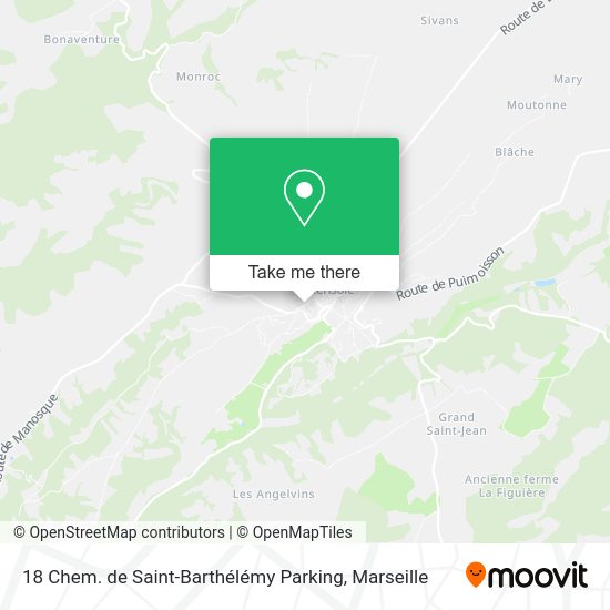 18 Chem. de Saint-Barthélémy Parking map