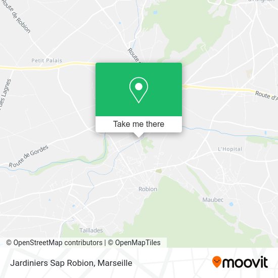 Jardiniers Sap Robion map