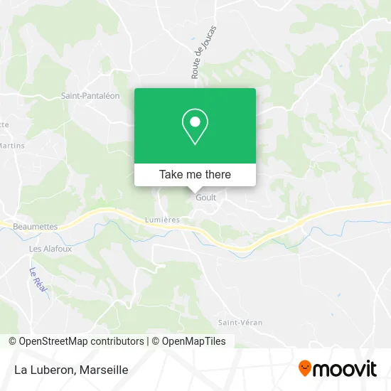 La Luberon map
