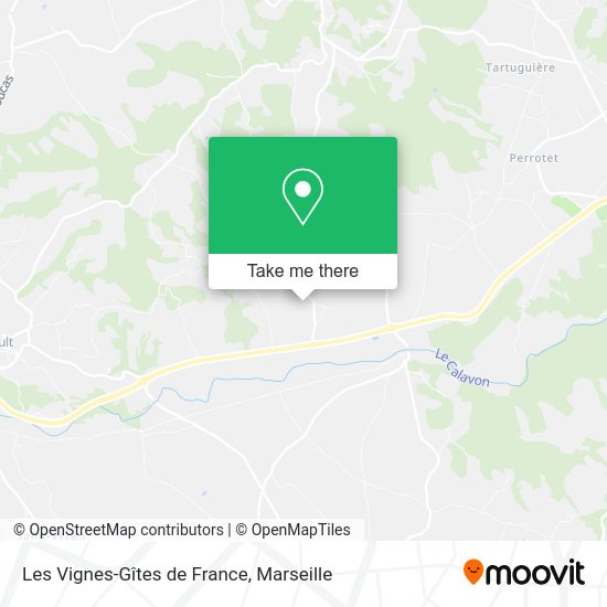 Les Vignes-Gîtes de France map