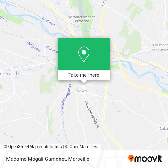 Madame Magali Gamonet map