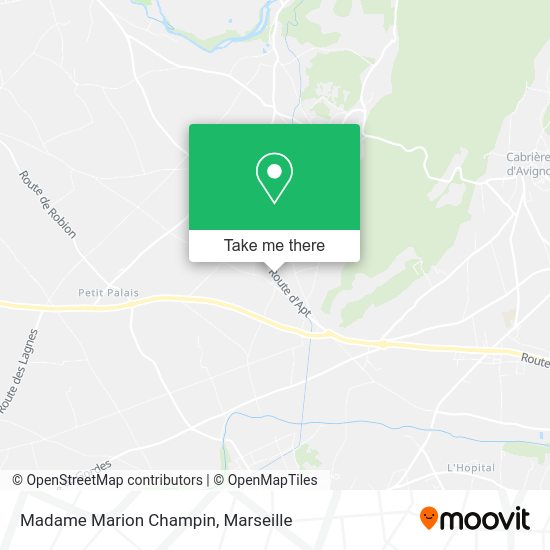 Madame Marion Champin map