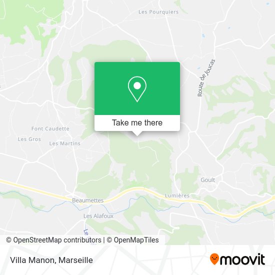 Villa Manon map
