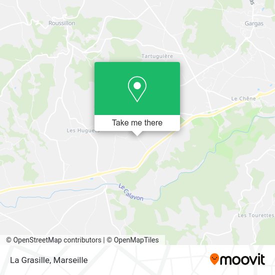 La Grasille map