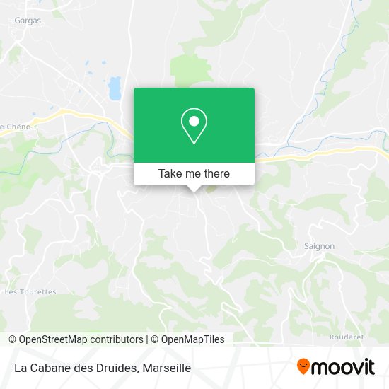 La Cabane des Druides map