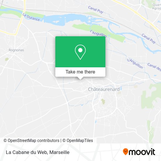 La Cabane du Web map