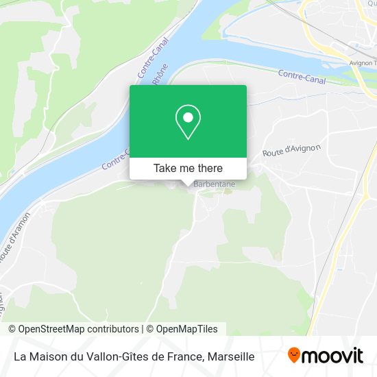 La Maison du Vallon-Gîtes de France map