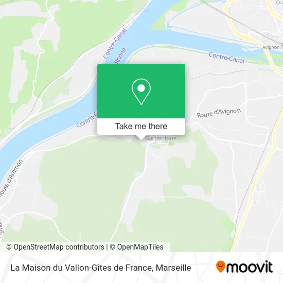 La Maison du Vallon-Gîtes de France map