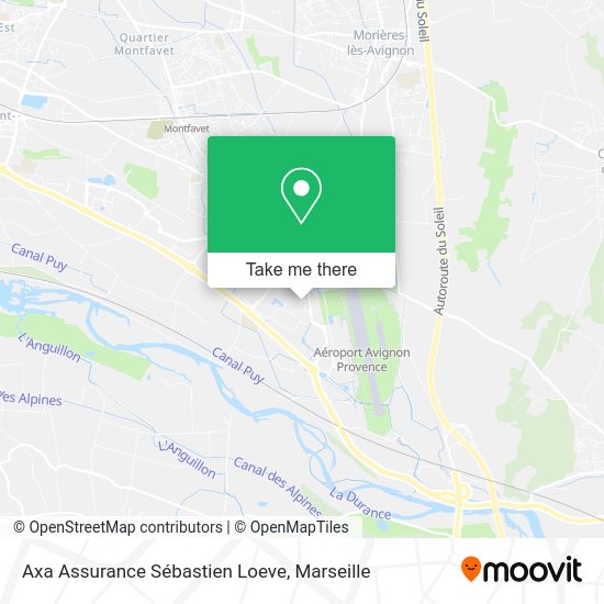 Axa Assurance Sébastien Loeve map