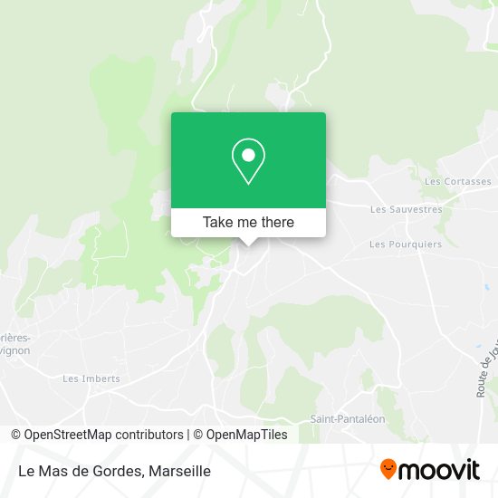 Le Mas de Gordes map