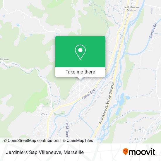 Jardiniers Sap Villeneuve map