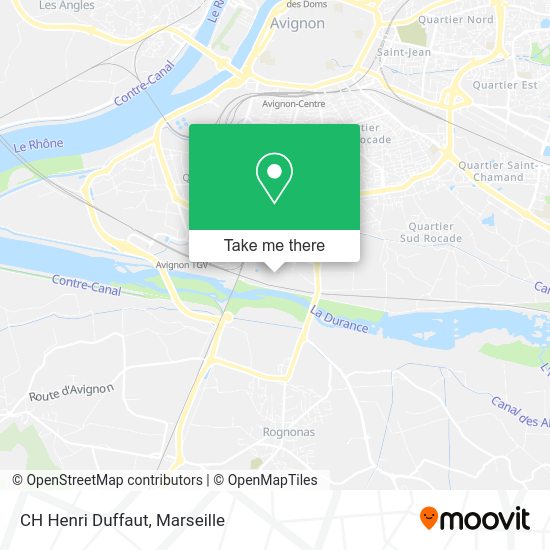 CH Henri Duffaut map