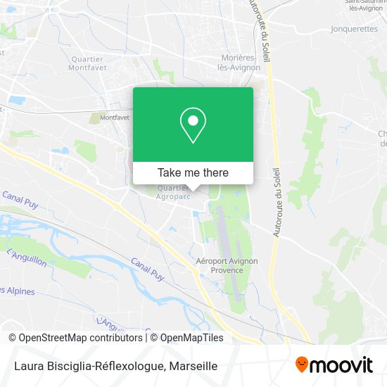 Laura Bisciglia-Réflexologue map