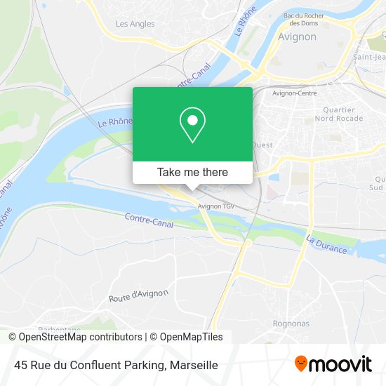 45 Rue du Confluent Parking map