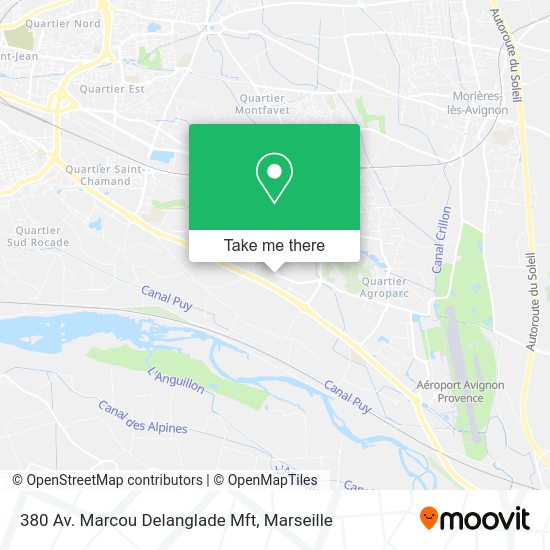 380 Av. Marcou Delanglade Mft map
