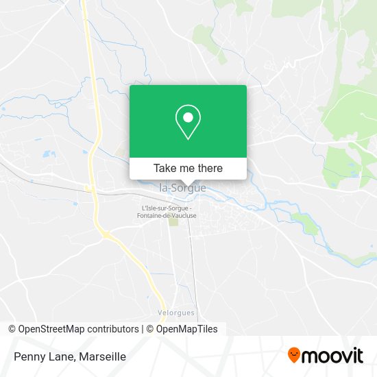 Penny Lane map