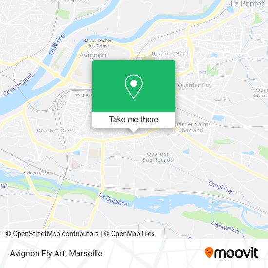 Avignon Fly Art map