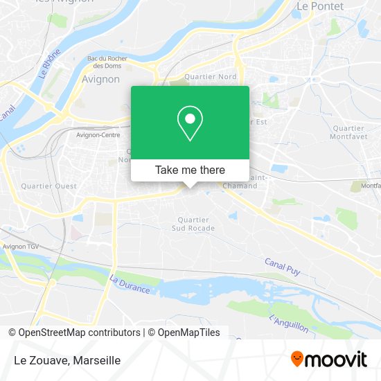Le Zouave map