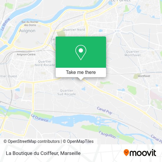 La Boutique du Coiffeur map