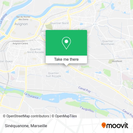 Sinéquanone map