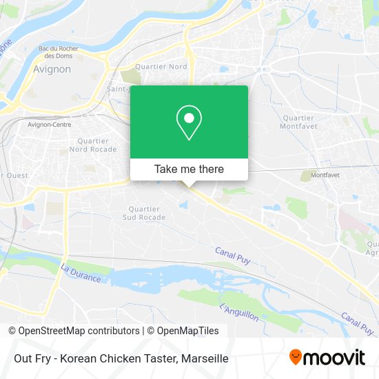 Out Fry - Korean Chicken Taster map