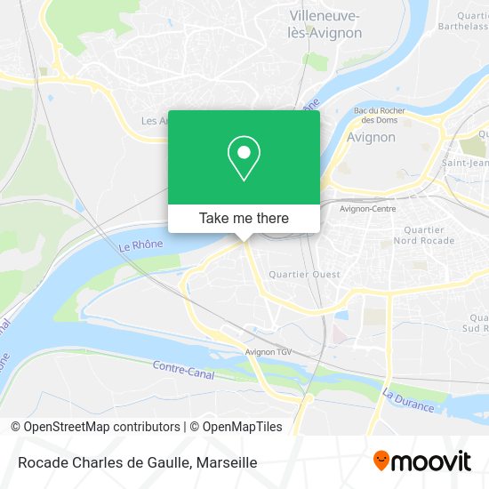 Rocade Charles de Gaulle map