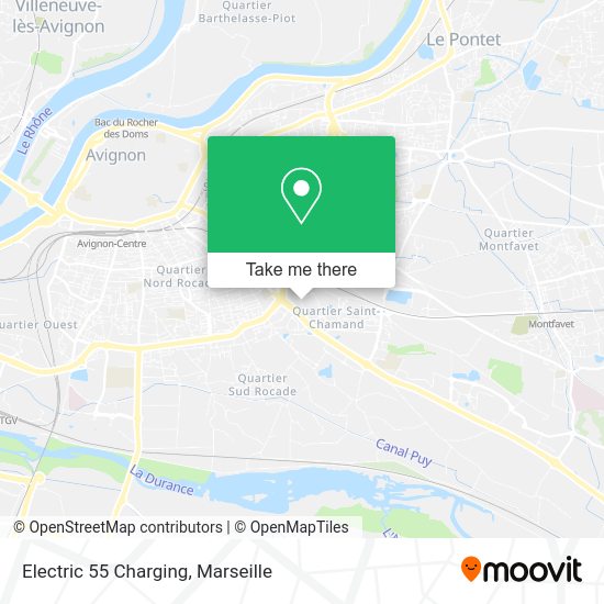 Electric 55 Charging map