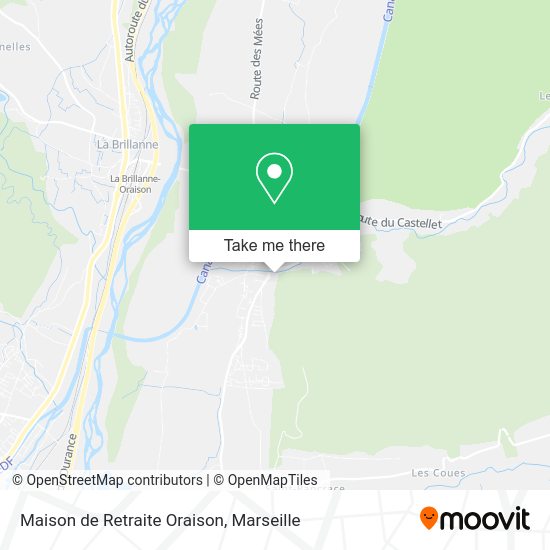 Maison de Retraite Oraison map