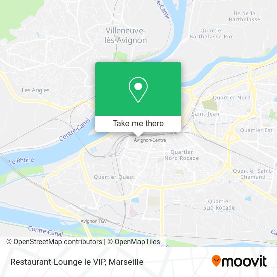 Restaurant-Lounge le VIP map