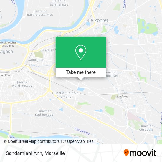 Sandamiani Ann map