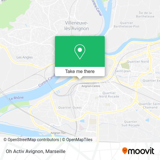 Oh Activ Avignon map