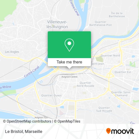 Le Bristol map