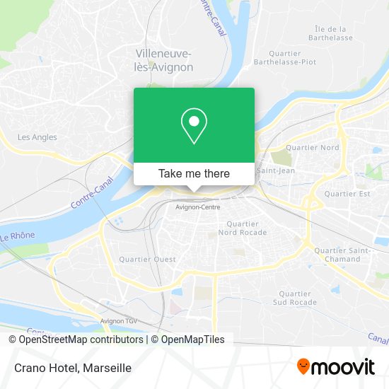 Crano Hotel map