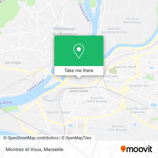 Montres et Vous map
