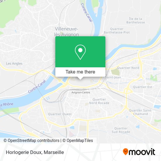 Horlogerie Doux map