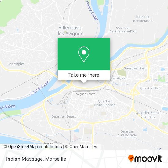 Indian Massage map