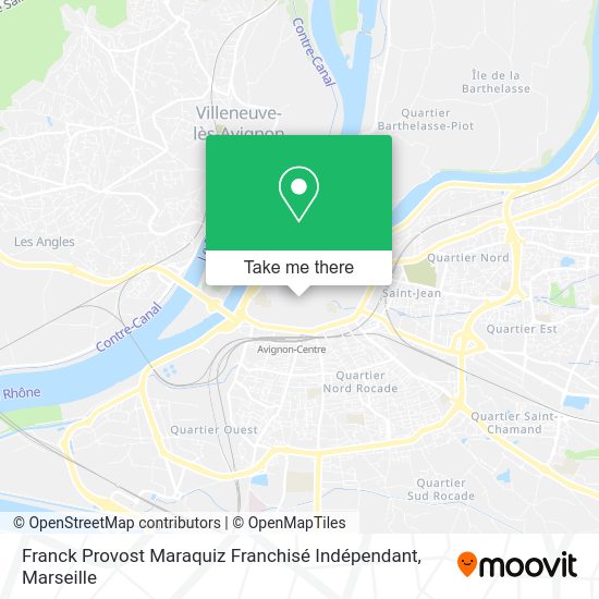 Franck Provost Maraquiz Franchisé Indépendant map