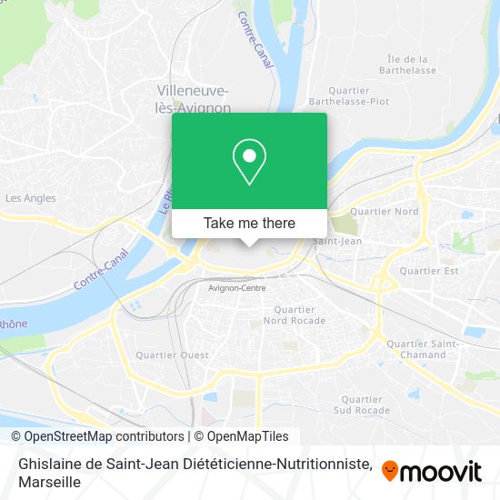 Ghislaine de Saint-Jean Diététicienne-Nutritionniste map