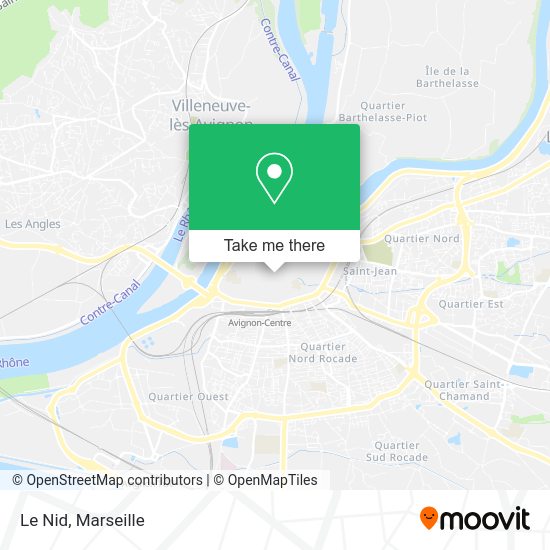 Le Nid map