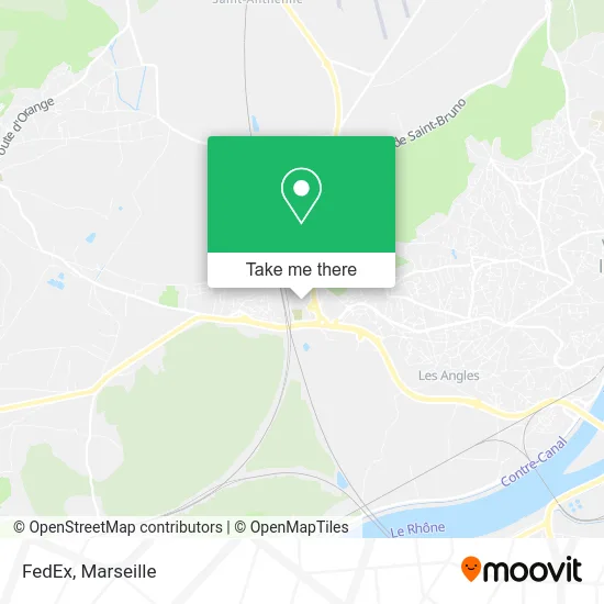 FedEx map