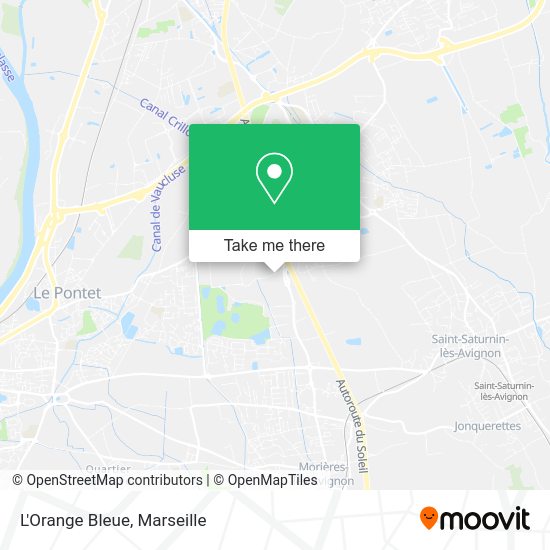 L'Orange Bleue map